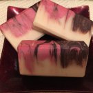 Lilac and Tussah Silk - Cold Process Handmade Soap with Rose Hip Powder