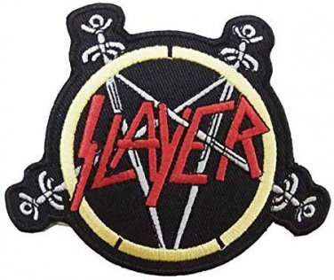 Slayer Motorcycle Biker Embroidered Cloth Iron On Patches