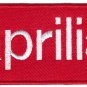 Aprilia Motorcycle Biker Embroidered Cloth Iron On Patch