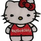 Hello Kitty Embroidered Cloth Iron On Patches size 7 x 6 cm