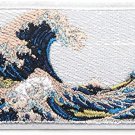 The Great Wave Off Kanagawa Embroidered Cloth Iron On Patch