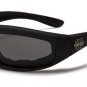Goggles Padded Men's Biker Motorcycle set (1 googles yellow,1googles smoke,1 googles clear)