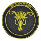 Game Of Thrones Embroidered Cloth Iron On Patch