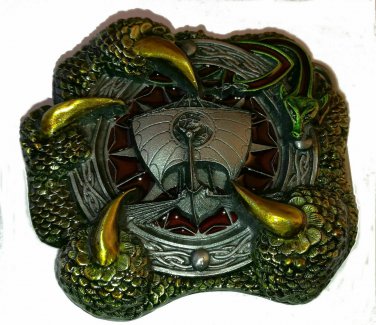 Celtic Giant Claw Viking Ship belt buckle belt buckle