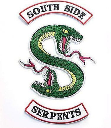 Snake Riverdale South Side Serpents Embroidered Iron On Patch (A)