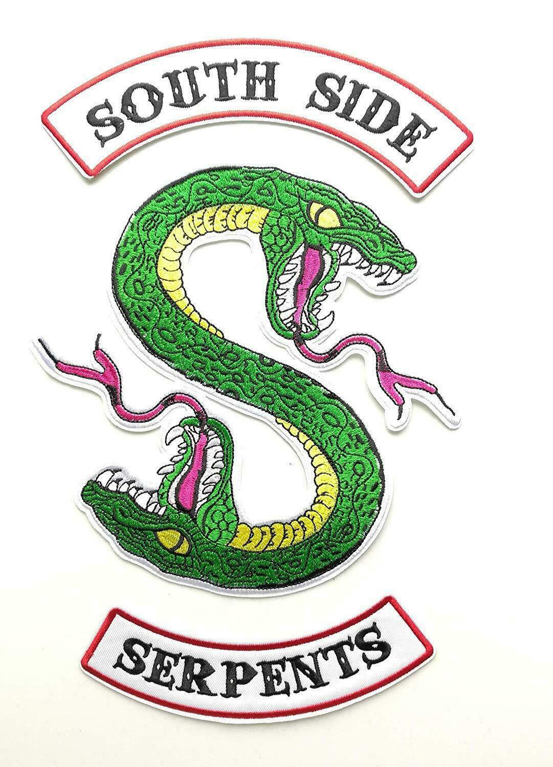 Snake Riverdale South Side Serpents Embroidered Iron On Patch (A)