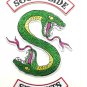 Snake Riverdale South Side Serpents Embroidered Iron On Patch (A)
