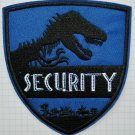 Jurassic Park SECURITY Embroidered Cloth Iron On Patch
