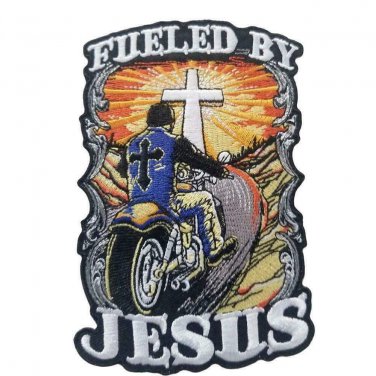JESUS Embroidered Cloth Iron On Patch