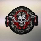 LONER REBEL Biker Motorcycle Embroidered Iron On Patch