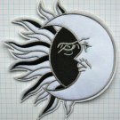 Black Sun White Moon YING AND YANG Embroidered Iron On Patch
