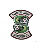 Snake Riverdale South Side Serpents Embroidered Iron On Patch (C)