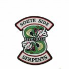 Snake Riverdale South Side Serpents Embroidered Iron On Patch Patch
