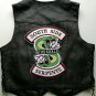 Snake Riverdale South Side Serpents Embroidered Iron On Patch Patch