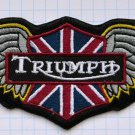 Triumph Motorcycles Cloth Iron On Patches Appliques.
