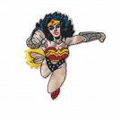 Super hero Wonder woman Embroidered Iron On Patch by Choppershop
