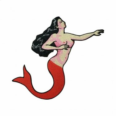 Beauty Mermaid Embroidered Iron On Patch