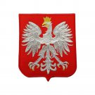 The National Emblem of Poland Biker Motorcycle Embroidered Cloth Iron On Patch