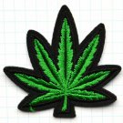 Marijuana Patch Embroidery iron on Patch