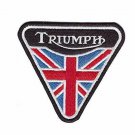 Triumph British Motorcycle Biker Embroidered  Iron On Patches