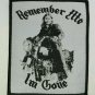 Lemmy Remember Me Embroidered Cloth Iron On Patch Patch