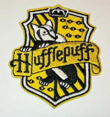 Harry Potter Hufflepuff Embroidered Robe Iron On Patch