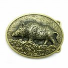 Wild Boar Metal belt buckle belt buckle