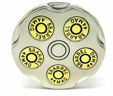 Gun Bullet Spinner Spinning Metal belt buckle belt buckle