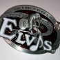 Elvis The King of Rock & Roll Metal belt buckle