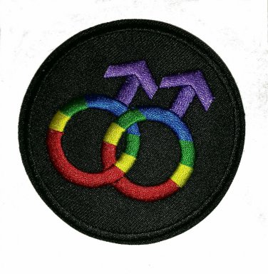 Gay rainbow symbol Lovely pride lgbt rainbow flag PATCH patch