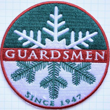 GUARDSMEN motorcycle Embroidered Cloth Iron On Patches Appliques 7.6 x 7.6 cm