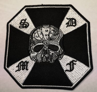 Black Label Society  skull cross  Iron On Patch