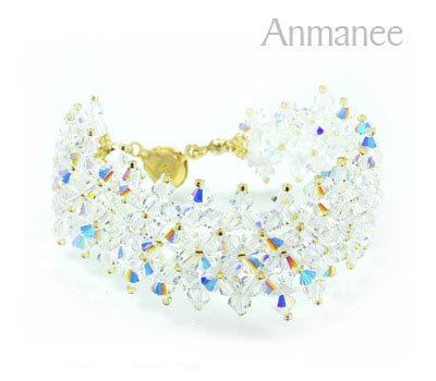 Handcrafted Swarovski Crystal Bracelet - JDee 010217