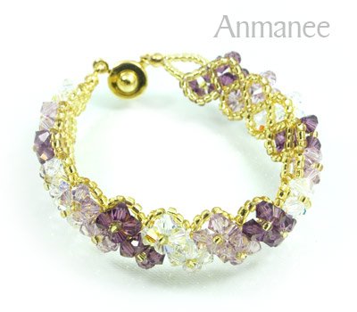 Handcrafted Swarovski Crystal Bracelet - Pikul V 010276