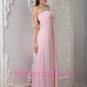 2014 pink strapless long prom dress, formal cocktail dress, long evening dres,