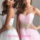 2014 strapless beads prom dress formal cocktail dress long evening dress