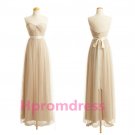 2014 champagne strapless  formal cocktail dress bridesmaid dress