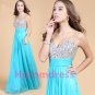 2014 beads strapless formal cocktail dress chiffon prom dress bridesmaid dress