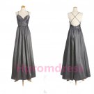 2015 New gray evening dress sexy bridal dress long prom dress