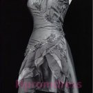 2015 New gray strapless evening dress sexy bridal dress long prom dress