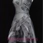 2015 New gray strapless evening dress sexy bridal dress long prom dress