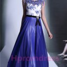 2015 New blue lace prom dress long evening dress sexy bridal dress long prom dress