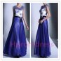 2015 New blue lace prom dress long evening dress sexy bridal dress long prom dress
