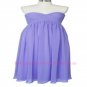 2015 New strapless bridesmaid dress chiffon cocktail dresses