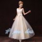 2015 New champagne spaghetti strap Wedding dress Sister group long prom Dress Bridesmaid Dress