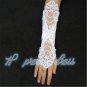 Bridal gloves wedding gloves gloves double lace dress long champagne