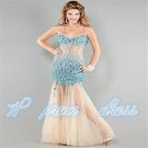 2015 Sexy Luxury Beading Handmade Tulle Prom Homecoming Evening Dresses Custom