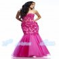 New sexy Lace & Tulle Long Mermaid Cocktail Formal Prom Dress Party Gown