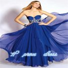 Elegant A-line Chiffon Wedding Party Ball Evening Gown Formal Prom Dress