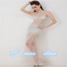 Custom Long Skirt for Sexy Transparent Party Gowns 2015 Evening Dresses